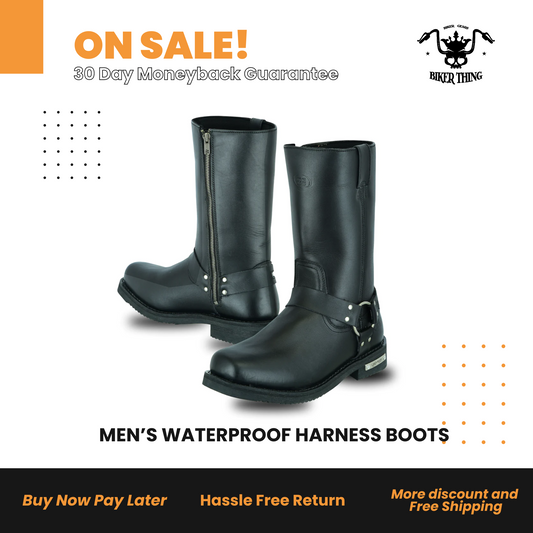 DS9739 MEN’S WATERPROOF HARNESS BOOTS