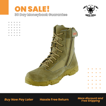 Motorcycle DS9783 MEN’S 9’’ DESERT SAND TACTICAL BOOTS