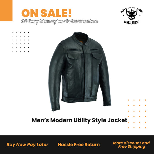 DS787 MEN’S MODERN UTILITY STYLE JACKET