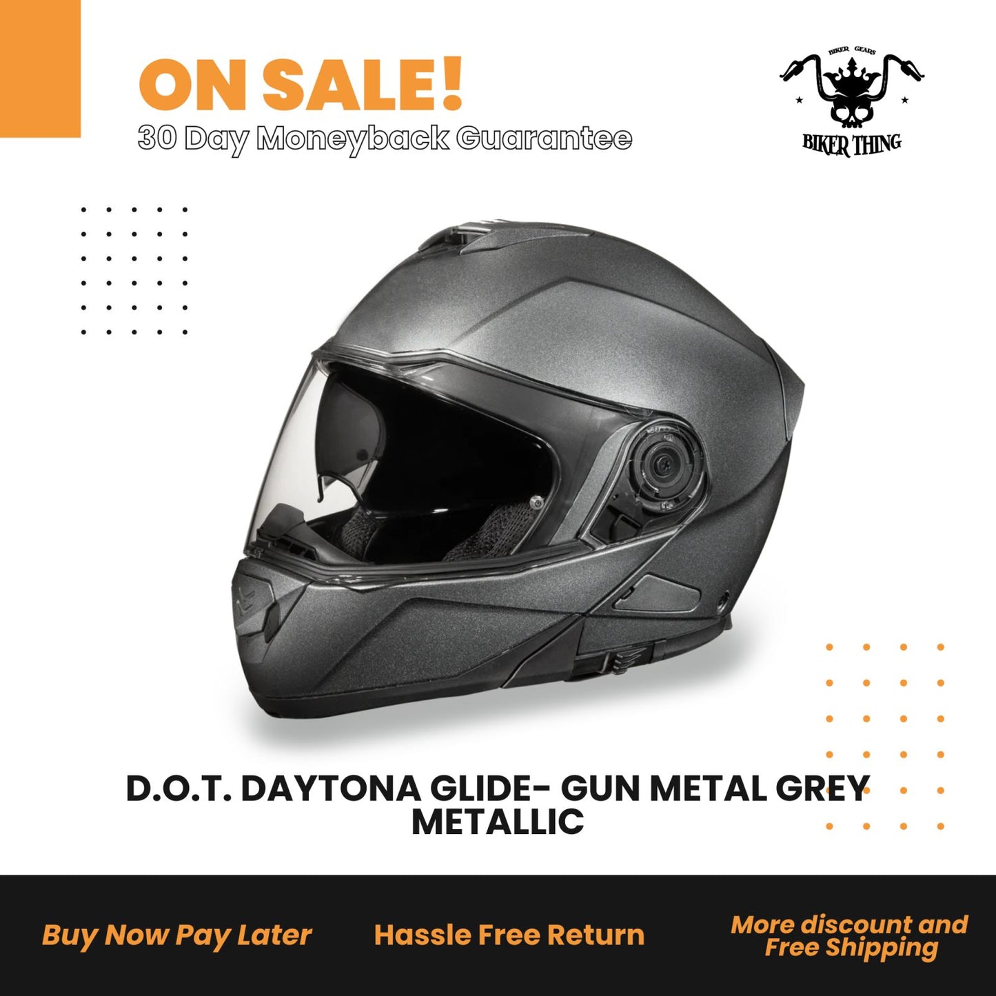 DAYTONA GLIDE- GUN METAL GREY METALLIC