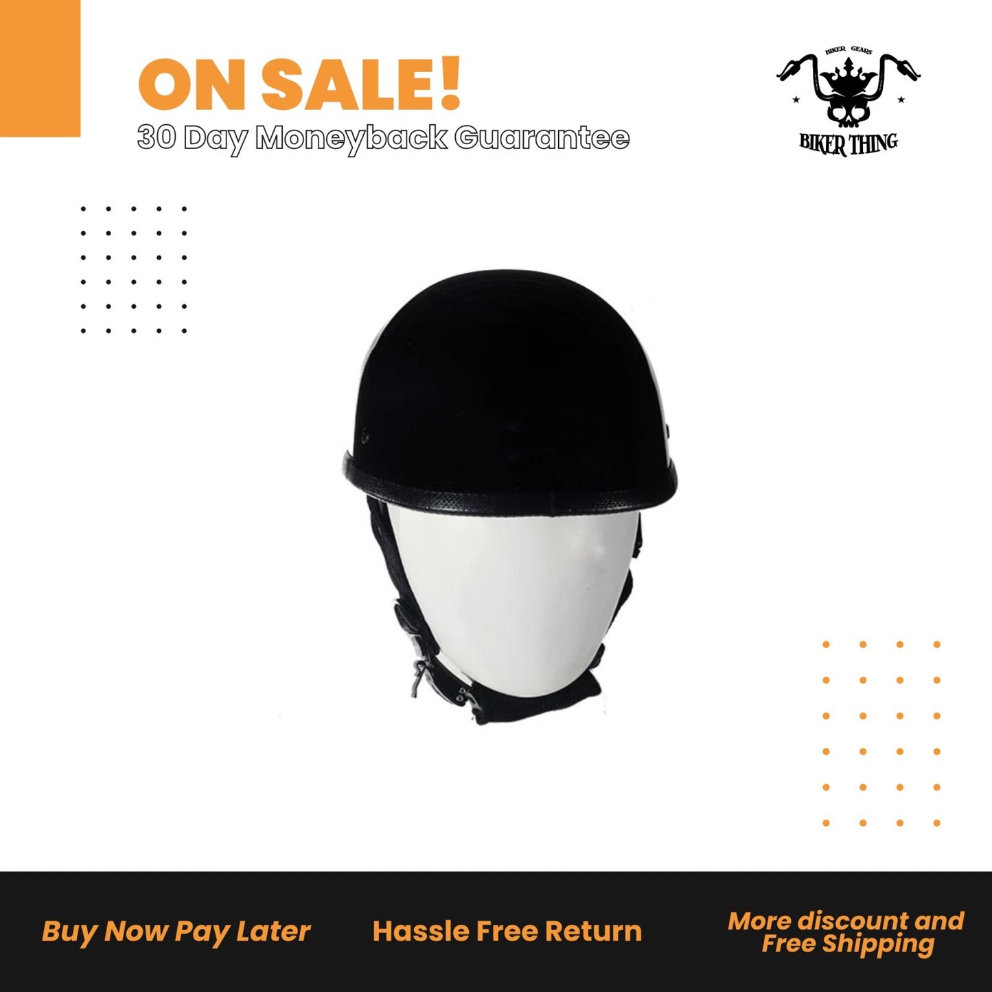 Eagle Shiny Novelty Motorcycle Helmet