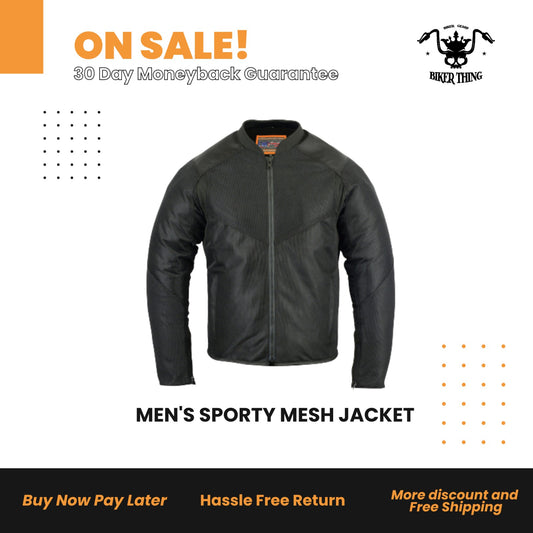 MEN'S SPORTY MESH JACKET