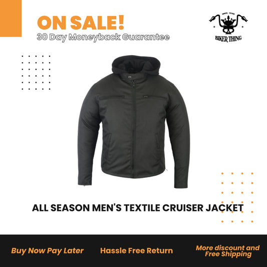 ALL SEASON MEN'S TEXTILE CRUISER JACKET