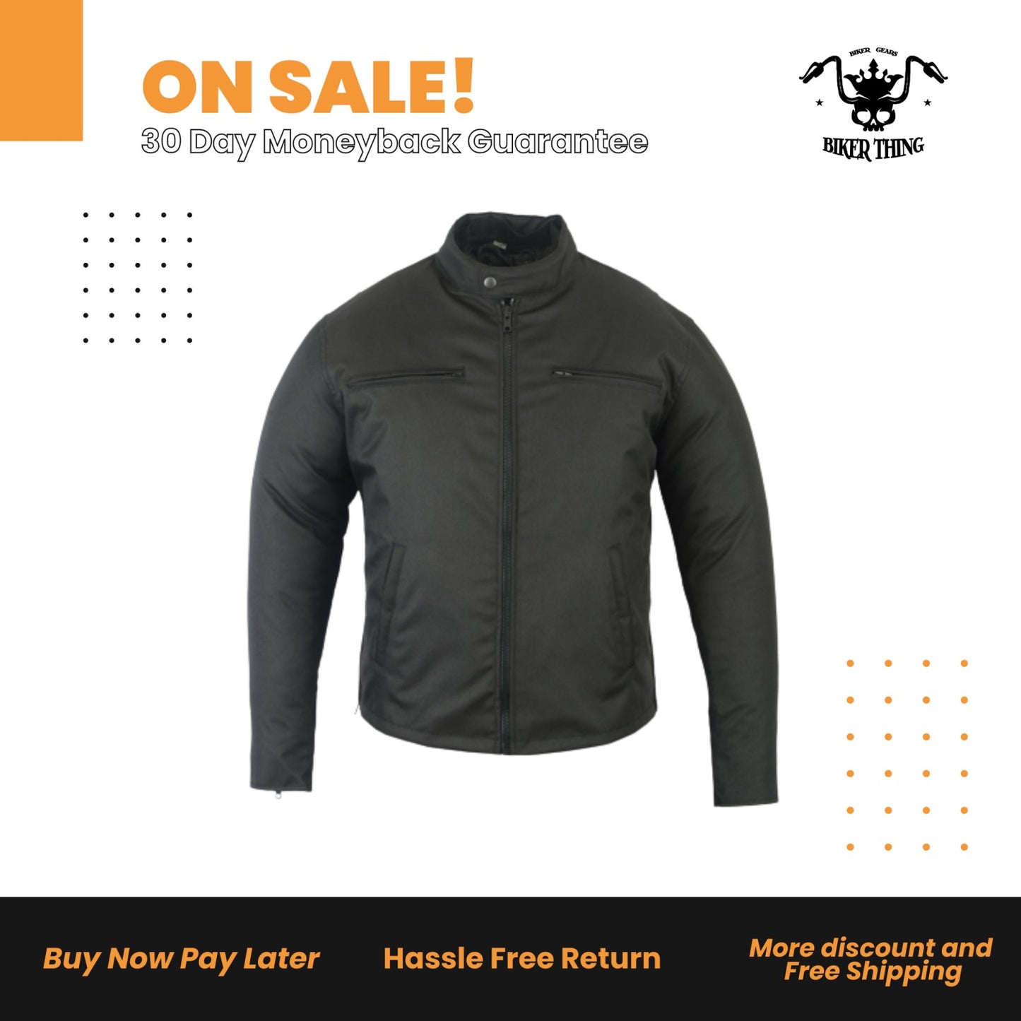 ALL SEASON MEN'S TEXTILE CRUISER JACKET