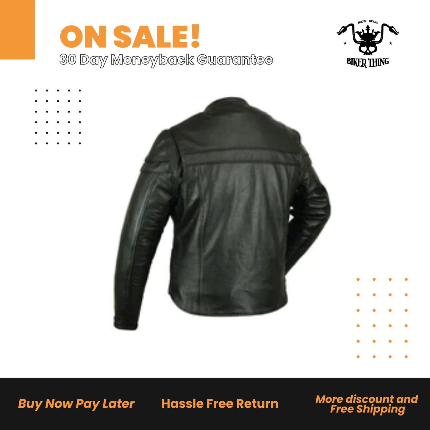 TALL MEN'S SPORTY SCOOTER JACKET - TALL