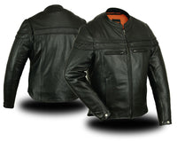 Men's Sporty Scooter Jacket - TALL - The Biker Thing  LLC